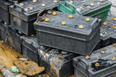 Batteries usagées
